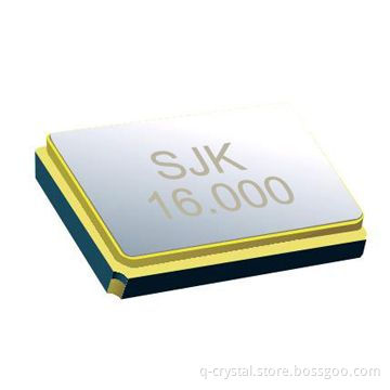 SMD Crystal 4025 Series, 16MHz Frequency, Measures 4.0x2.5mm, RoHS and Pb-free Compliant